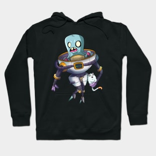 Sci Fi Comic Cartoon Robot Alien Hoodie